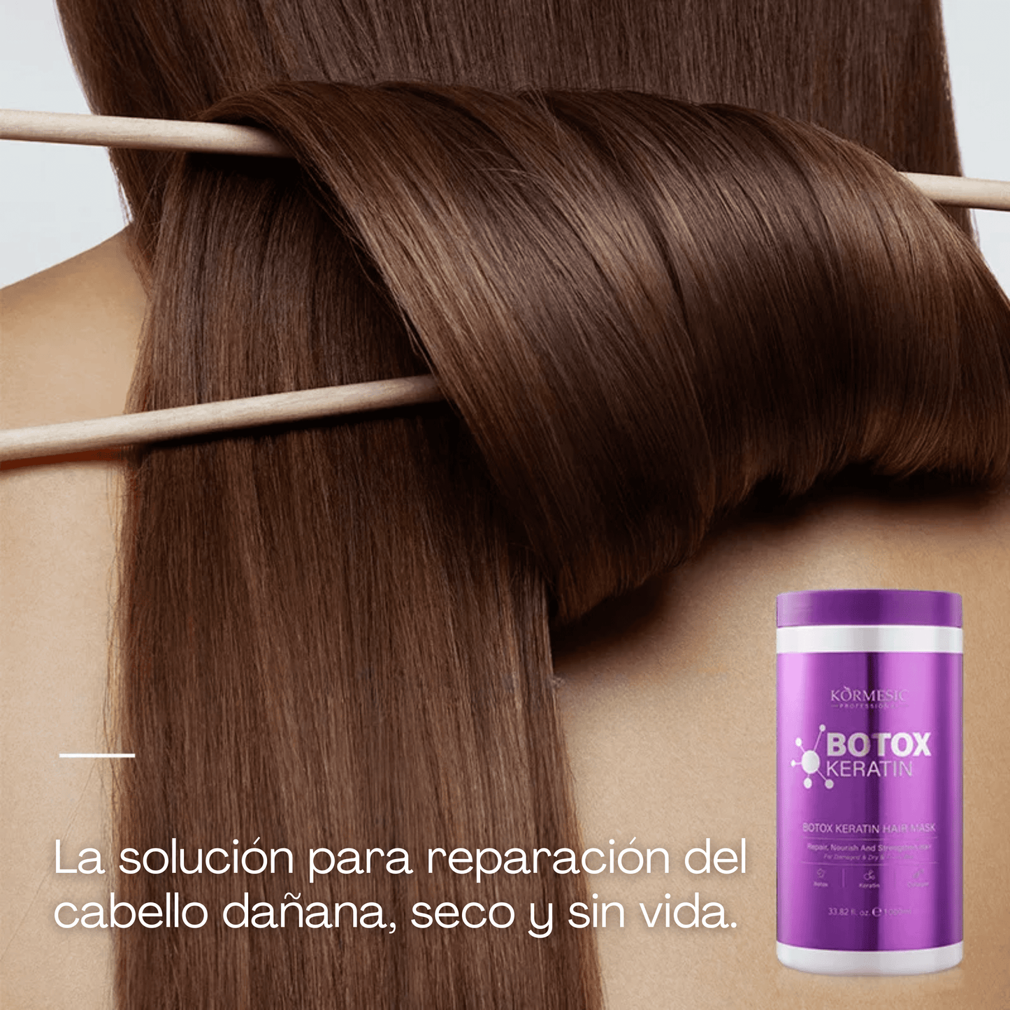 Botox Keratin™: Raparador para Cabellos Severamente Dañados