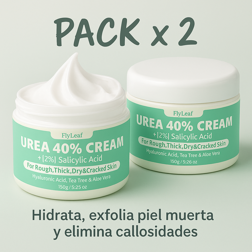 Tratamiento Urea 40% - Reparador pies partidos, rodillas y codos secos 🥇 PACK x 2 UDS