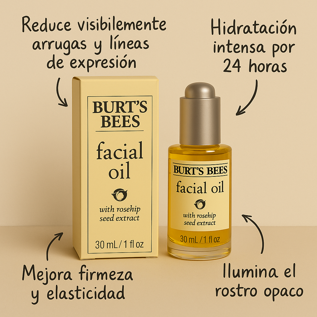 Óleo Rosa Mosqueta 30ml - El oro líquido coreano suaviza arrugas y deja piel de porcelana ✨ 45% OFF