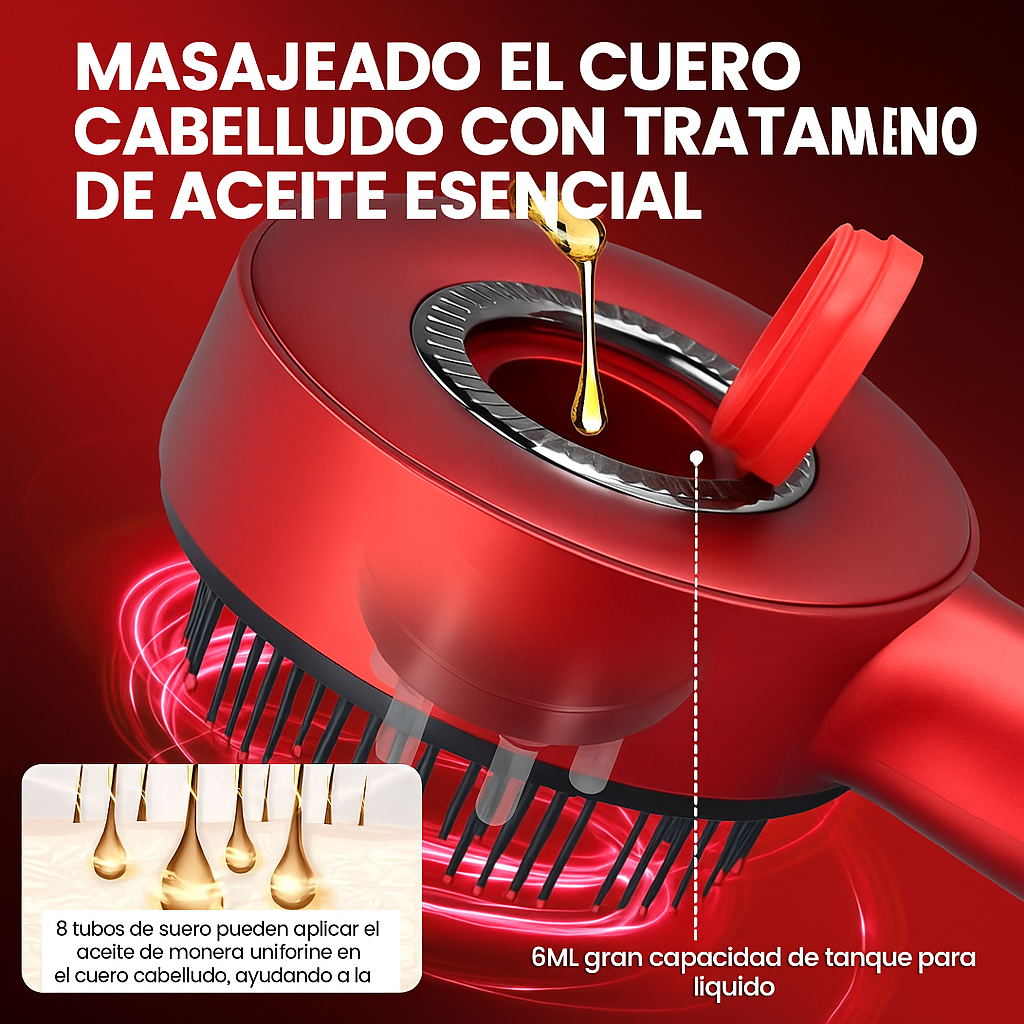 Capilux Pro™ Cepillo Infrarojo - Detiene la caída, engrosa y crece el cabello 2 veces más rápido ✨ HOY 45% OFF