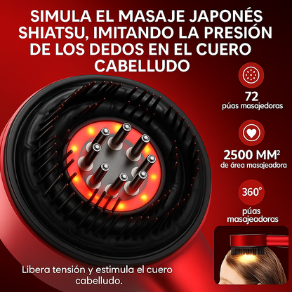 Capilux Pro™ Cepillo Infrarojo - Detiene la caída, engrosa y crece el cabello 2 veces más rápido ✨ HOY 45% OFF