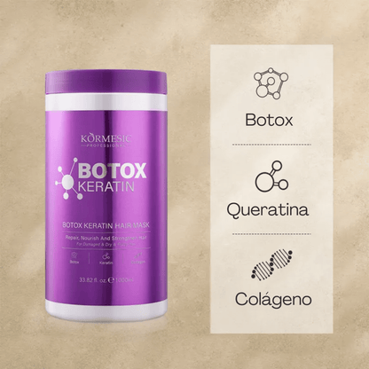 Botox Keratin™: Raparador para Cabellos Severamente Dañados