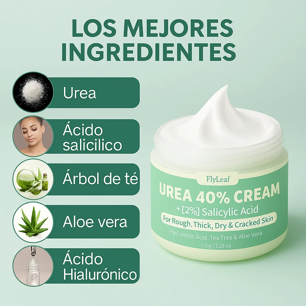 Tratamiento Urea 40% - Reparador pies partidos, rodillas y codos secos 🥇 PACK x 2 UDS